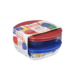 Sada sklenených dóz s viečkom PYREX 2x300ml