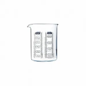 Sklenená odmerka s lievikom PYREX 250ml