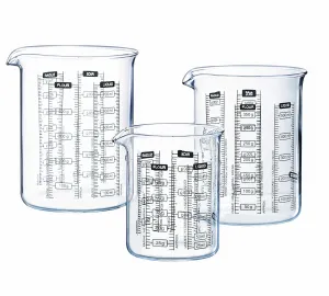 Sklenená odmerka s lievikom PYREX 750ml