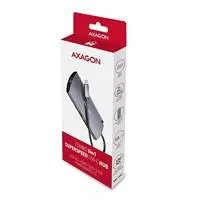 AXAGON HMC-6M2, USB 3.rozbočovač 2 Gen 1, 2x USB-A, HDMI, RJ-45 GLAN, SATA M.2 sloty, PD 100 W, kábel USB-C 18 cm