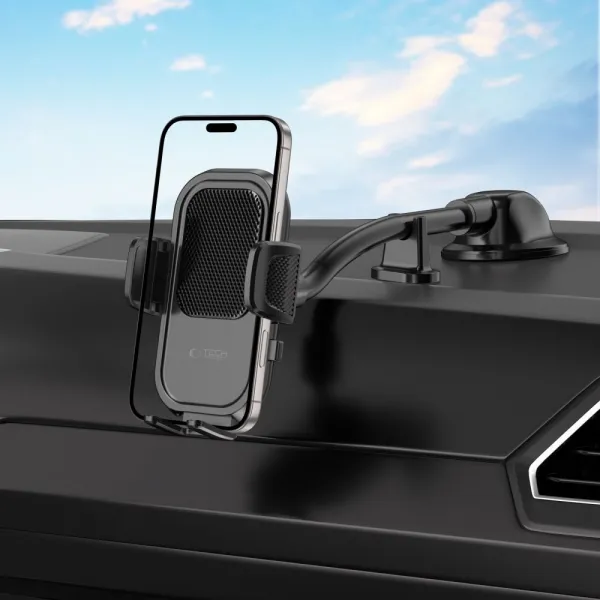 Tech-Protect V8 Dash Wind držiak na mobil do auta, čierny
