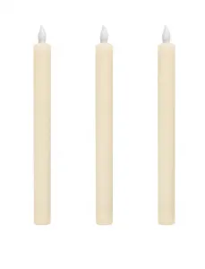 Weltbild LED skutečné voskové svíce, sada 3 ks