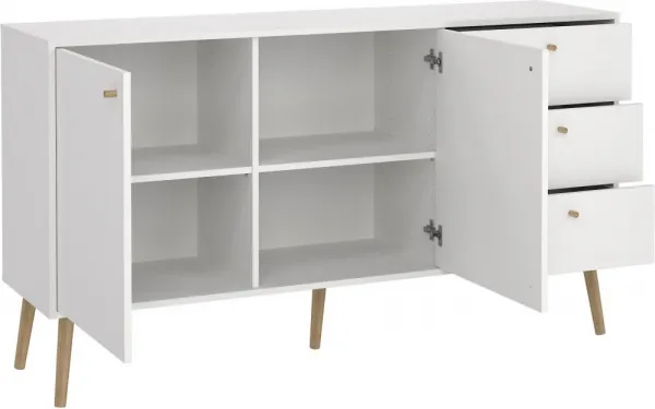 FALCO Komoda Boazy 147 cm biela