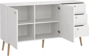 FALCO Komoda Boazy 147 cm biela