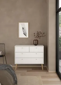 FALCO Komoda Boazy 98 cm biela