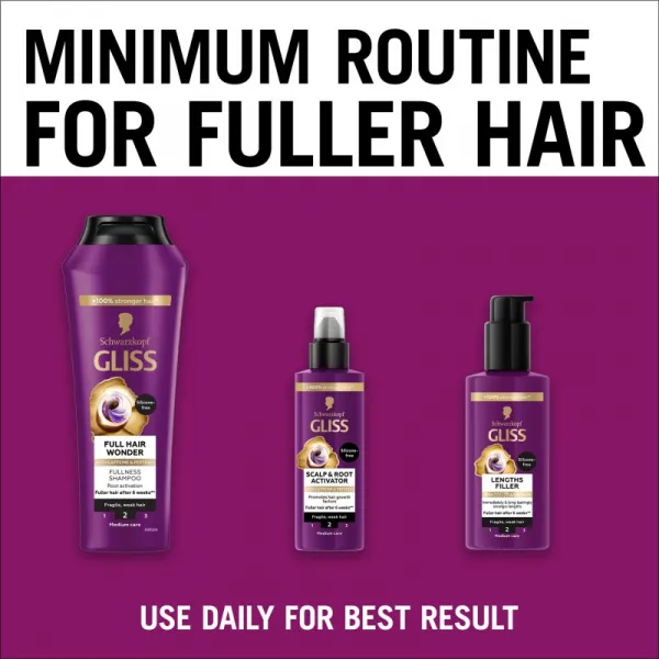 Schwarzkopf Gliss Full Hair Wonder regeneračný bezoplachový kondicionér pre oslabené vlasy 200 ml