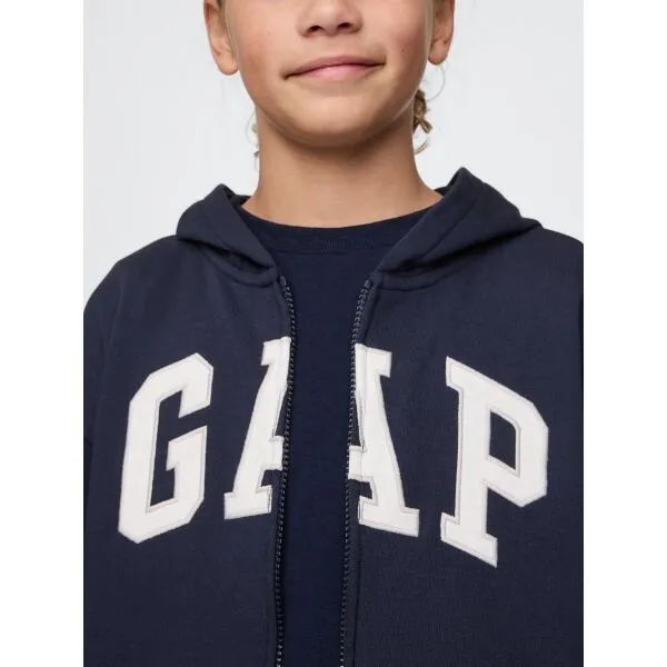 GAP V-FRCH HERITAGE LOGO Chlapčenská mikina, tmavo modrá, veľkosť