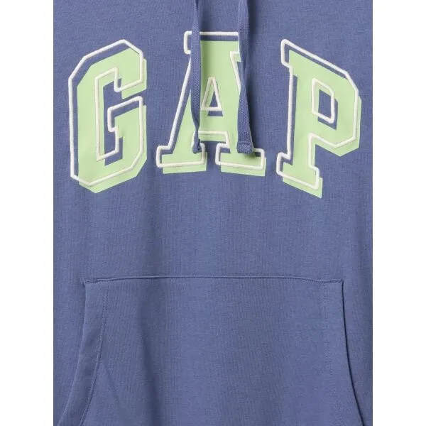 GAP V-FRCH HERITAGE LOGO Pánska mikina, modrá, veľkosť