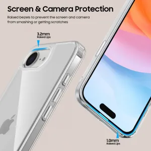 Tech-Protect Flexair Hybrid, iPhone 16e / 17e, priehľadný