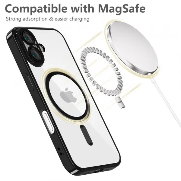 Tech-Protect MagFlex MagSafe kryt na iPhone 16e, čierny