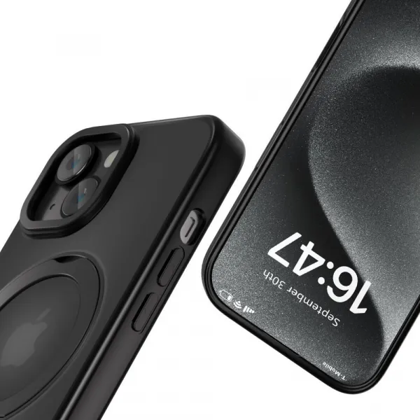 Tech-Protect MagRing MagSafe kryt na iPhone 16e, čierny
