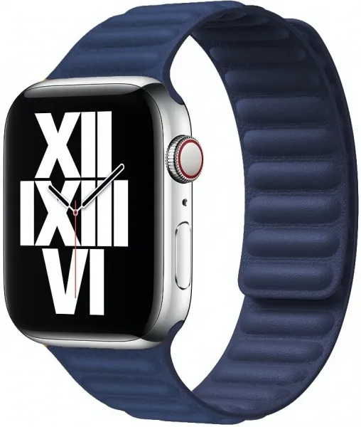 Innocent Leather Link Apple Watch Band 40/41/42mm - Navy Blue