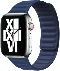 Innocent Leather Link Apple Watch Band 40/41/42mm - Navy Blue