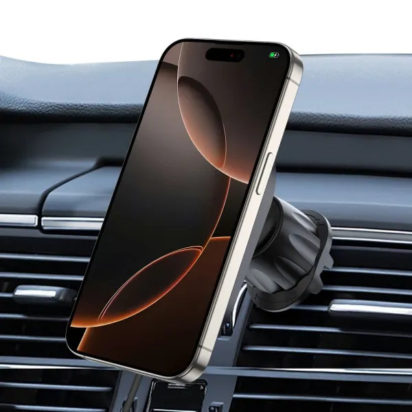 Tech-Protect V6 MagSafe Dash Vent držiak na mobil do auta 15W, čierny