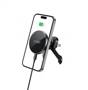 Tech-Protect V5 MagSafe Stable Vent držiak na mobil do auta 15W, čierny