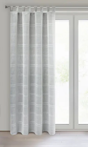 ArtFir Záclona ARCADIA PU | strieborná 140 x 250 cm