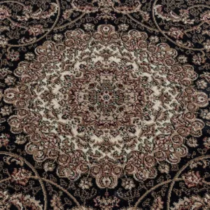 Koberec Kashmir Ornament, béžový / čierny