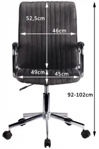Ak furniture Čalúnené kancelárske kreslo FD-24 fľaša zelená