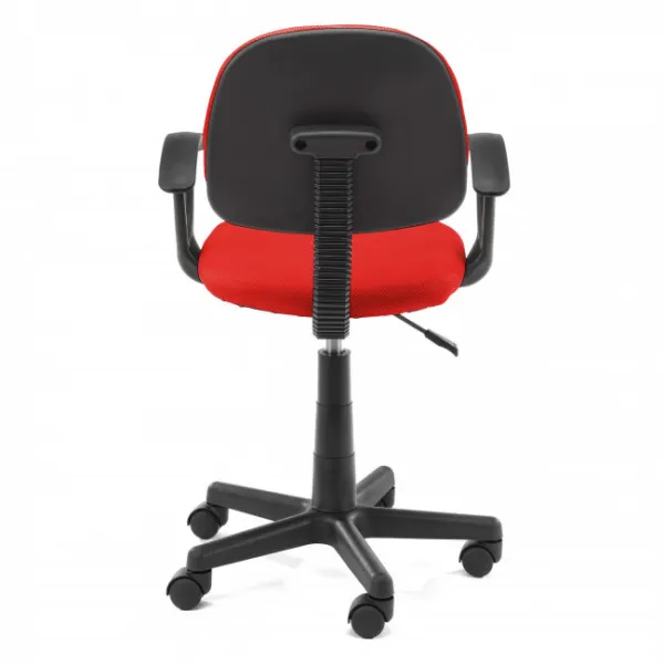 Ak furniture Detská otočná stolička FLOR červená
