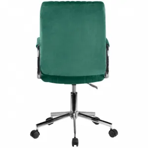Ak furniture Čalúnené kancelárske kreslo FD-24 fľaša zelená
