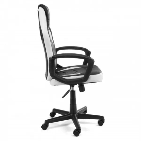 Ak furniture Otočné herné kreslo FERO II čierno-biele
