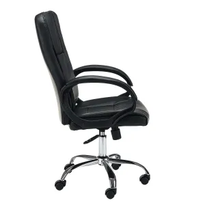 Ak furniture Kancelárske kreslo Nobles čierne