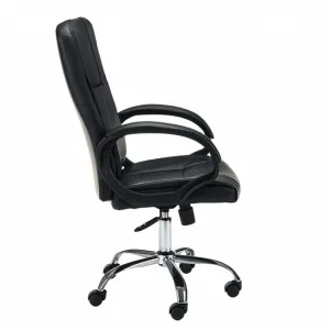 Ak furniture Kancelárske kreslo Nobles čierne