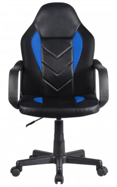 Ak furniture Detská herná stolička GAME čierno-modré