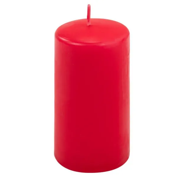Sada stĺpových sviečok, 11,5 cm, Ø 6 cm, červená, 6 ks