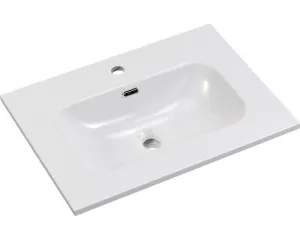 Comad Kúpeľňová skrinka Donna Fly so zápustným umývadlom 80 cm piesková