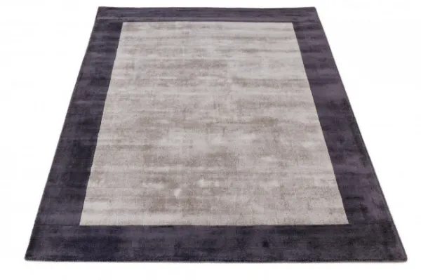 Koberec Blade Border Charcoal strieborný