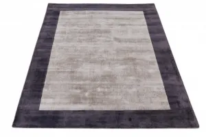 Koberec Blade Border Charcoal strieborný