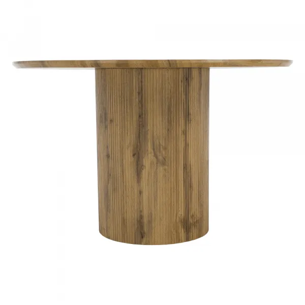 Jedálenský stôl, dub, priemer 120 cm, MAHIR TYP 2