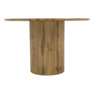 Jedálenský stôl, dub, priemer 120 cm, MAHIR TYP 2