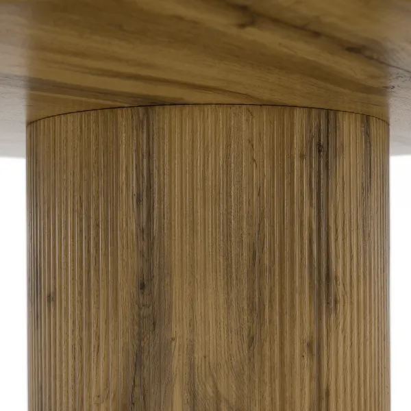 Jedálenský stôl, dub, priemer 120 cm, MAHIR TYP 2