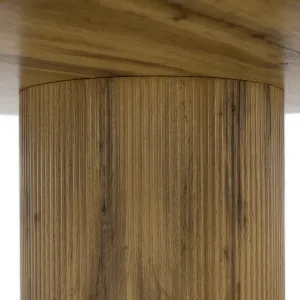 Jedálenský stôl, dub, priemer 120 cm, MAHIR TYP 2