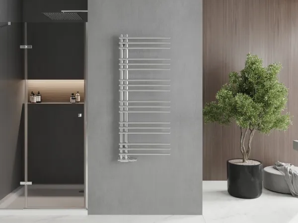 MEXEN - Neptún vykurovací rebrík/radiátor 1200 x 500 mm, 360 W, chróm W101-1200-500-00-01