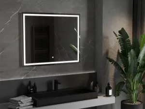 MEXEN - Miko zrkadlo s osvetlením 100 x 80, LED 600 9819-100-080-611-00
