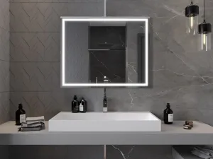 MEXEN - Miko zrkadlo s osvetlením 100 x 80, LED 600 9819-100-080-611-00