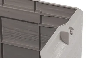 WOODYS záhradný plastový úložný box 90 L, svetlo šedá