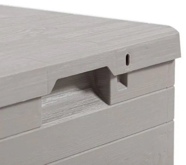 WOODYS záhradný plastový úložný box 90 L, svetlo šedá