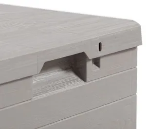 WOODYS záhradný plastový úložný box 90 L, svetlo šedá