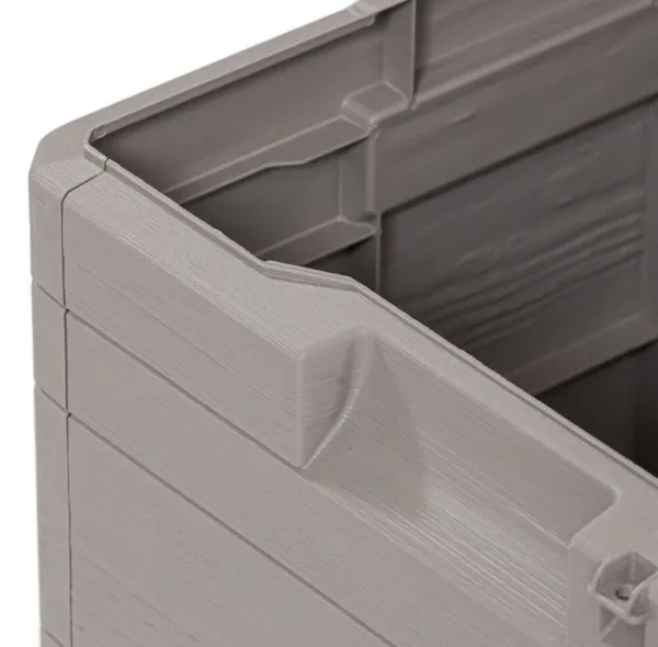 WOODYS záhradný plastový úložný box 90 L, svetlo šedá