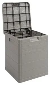 WOODYS záhradný plastový úložný box 90 L, svetlo šedá