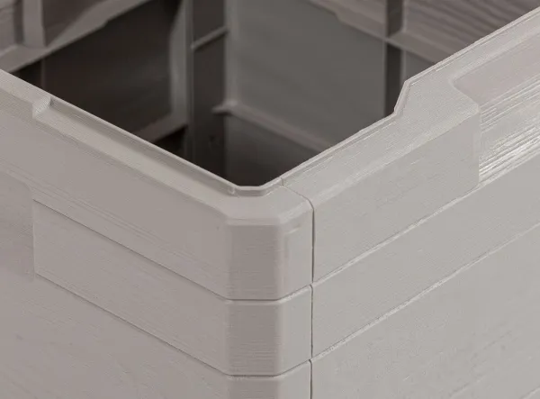 WOODYS záhradný plastový úložný box 90 L, svetlo šedá