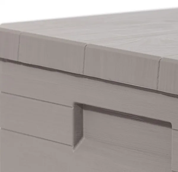 WOODYS záhradný plastový úložný box 90 L, svetlo šedá