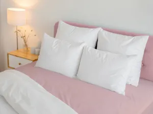 Plachta s gumičkou BASIC púdrovo ružová