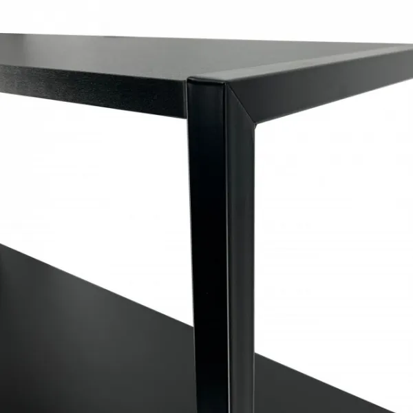 Ak furniture Regál LOFT 50 cm černý