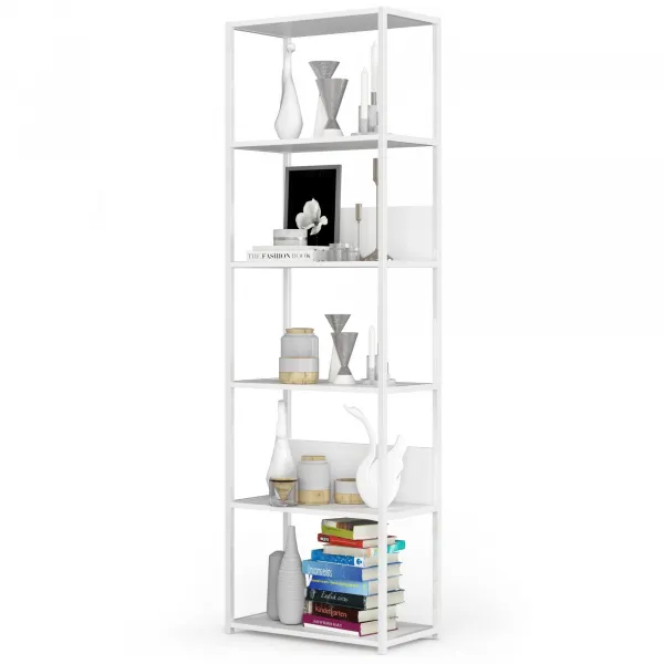Ak furniture Regál LOFT 60 cm bílý