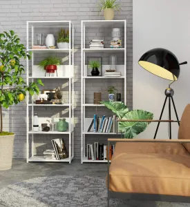 Ak furniture Regál LOFT 60 cm bílý